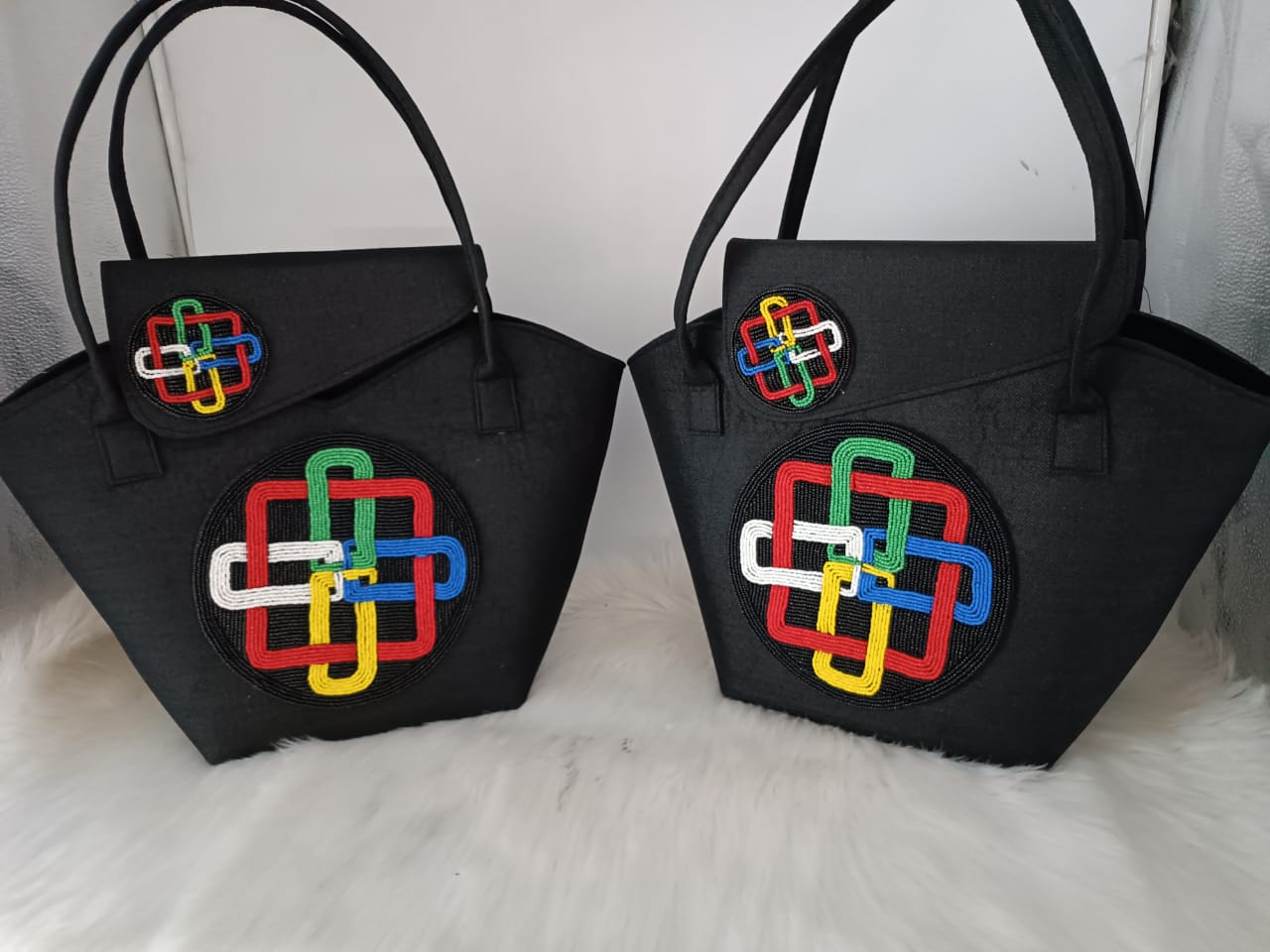 Sac a mains perlée